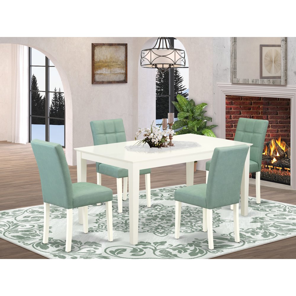 5 Piece Dining Room Set contain A Dinner Table. Picture 2