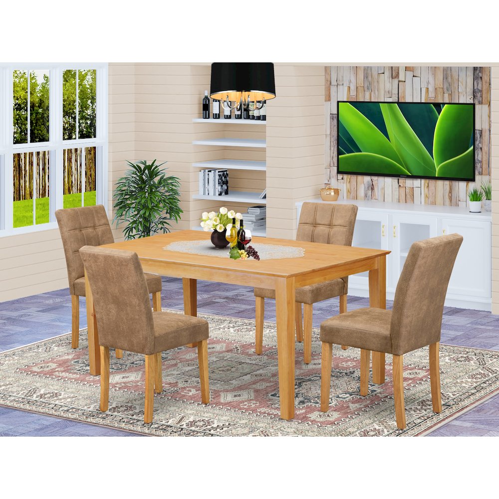 5 Piece Mid Century Modern Dining Table Set. Picture 2