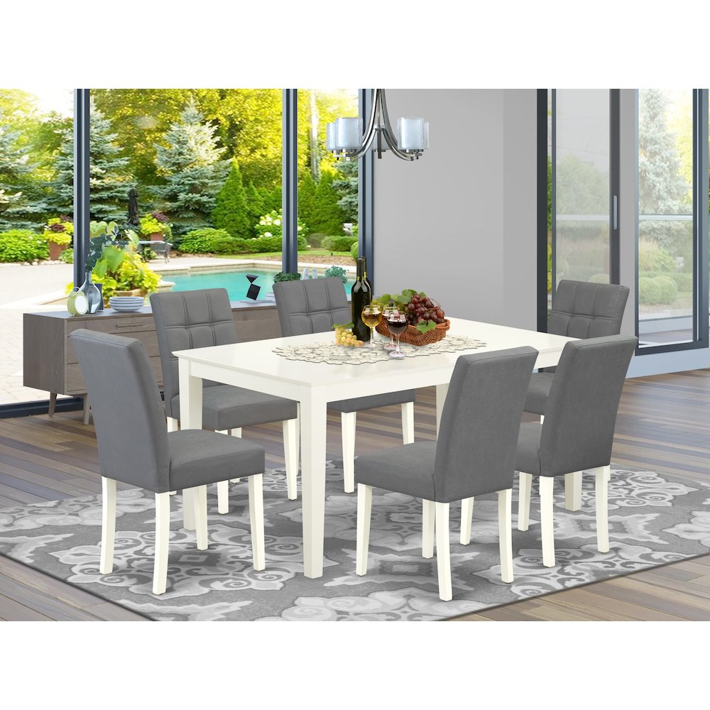 7 Piece Dinner Table Set. Picture 2