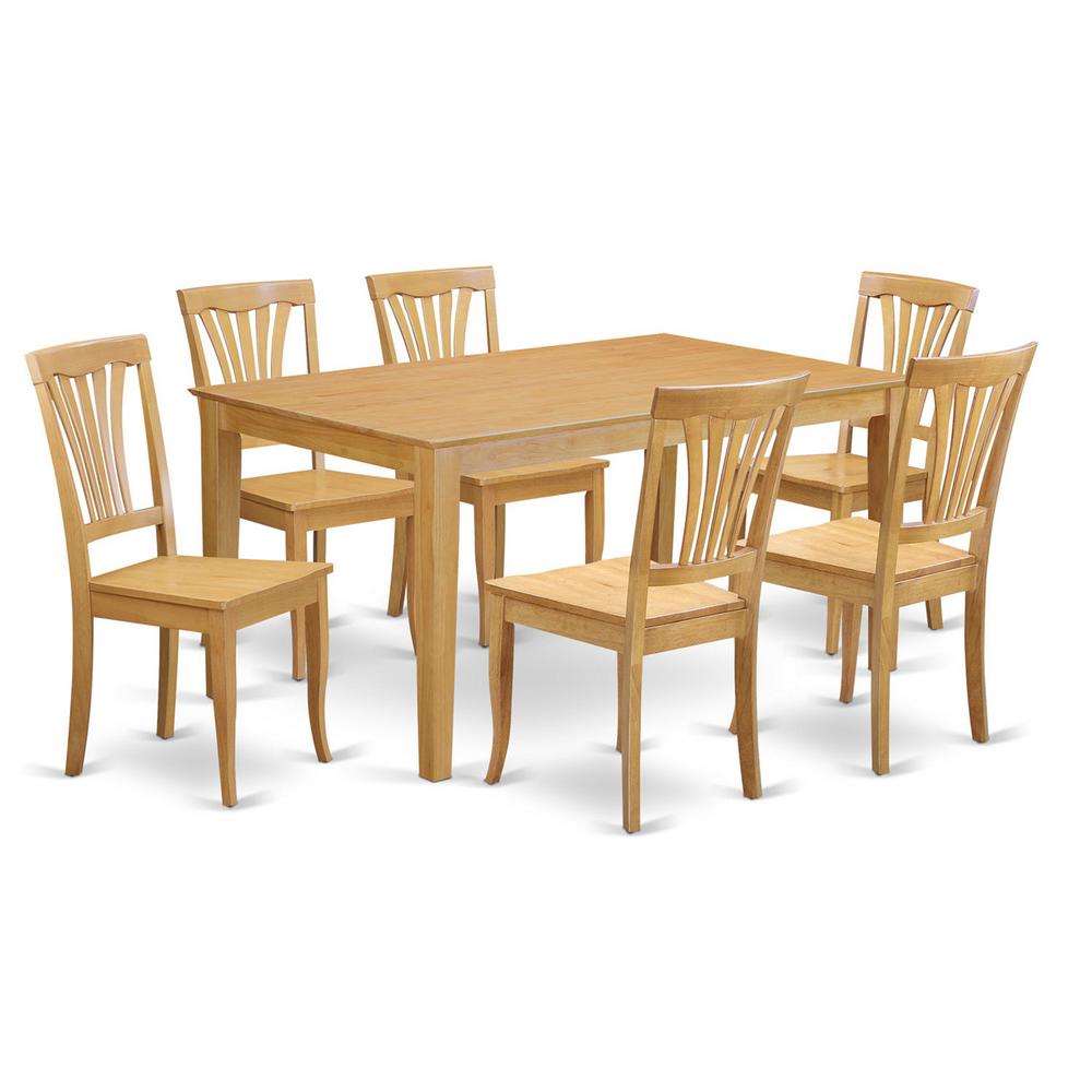 7  Pc  Dining  room  set  -  Dining  Table  and  6  Dining  Chairs. Picture 2