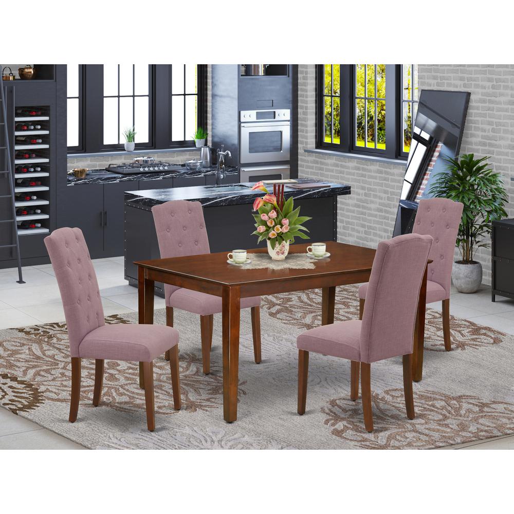 Dining Room Set Mahogany, CACE5-MAH-10. Picture 2