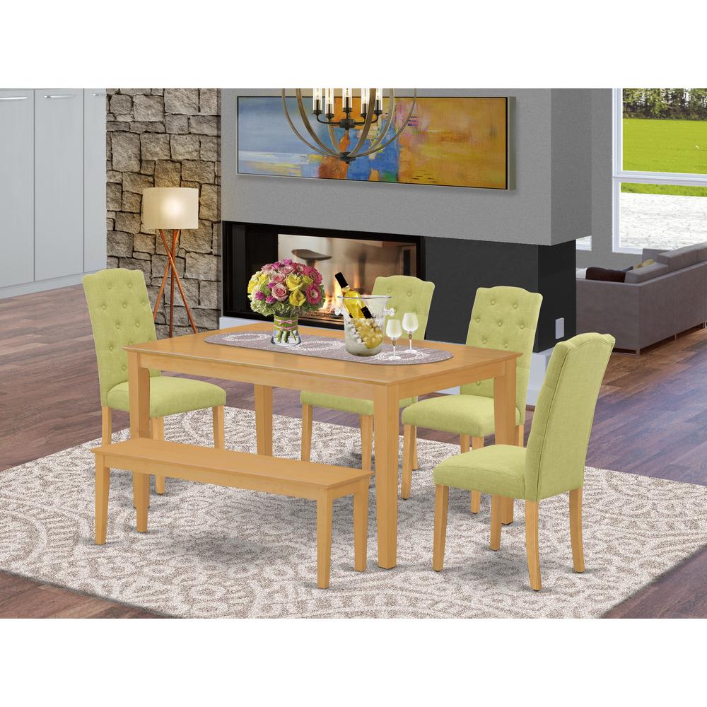 Dining Room Set Oak, CACE6-OAK-07. Picture 2