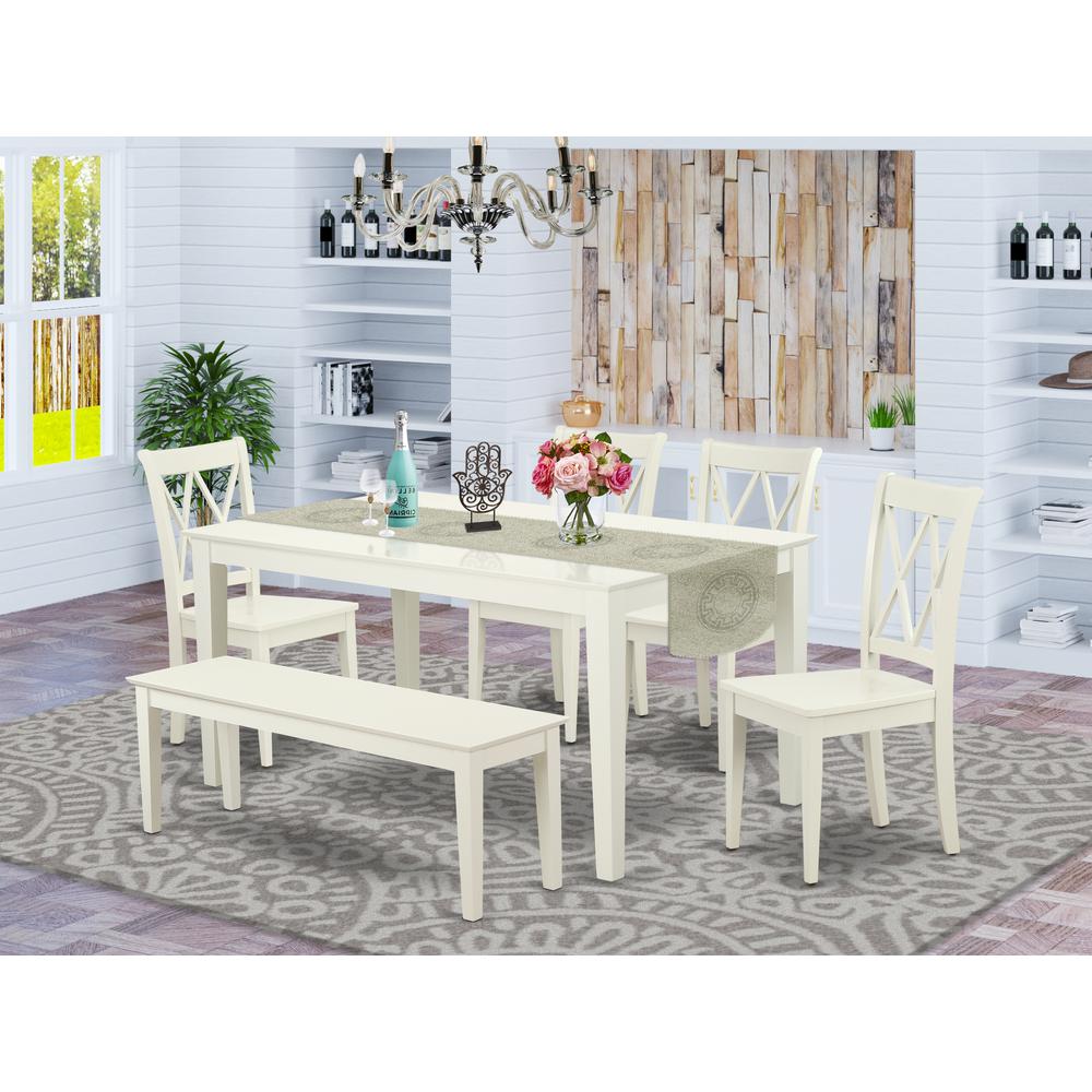 Dining Room Set Linen White, CACL6-LWH-W. Picture 2