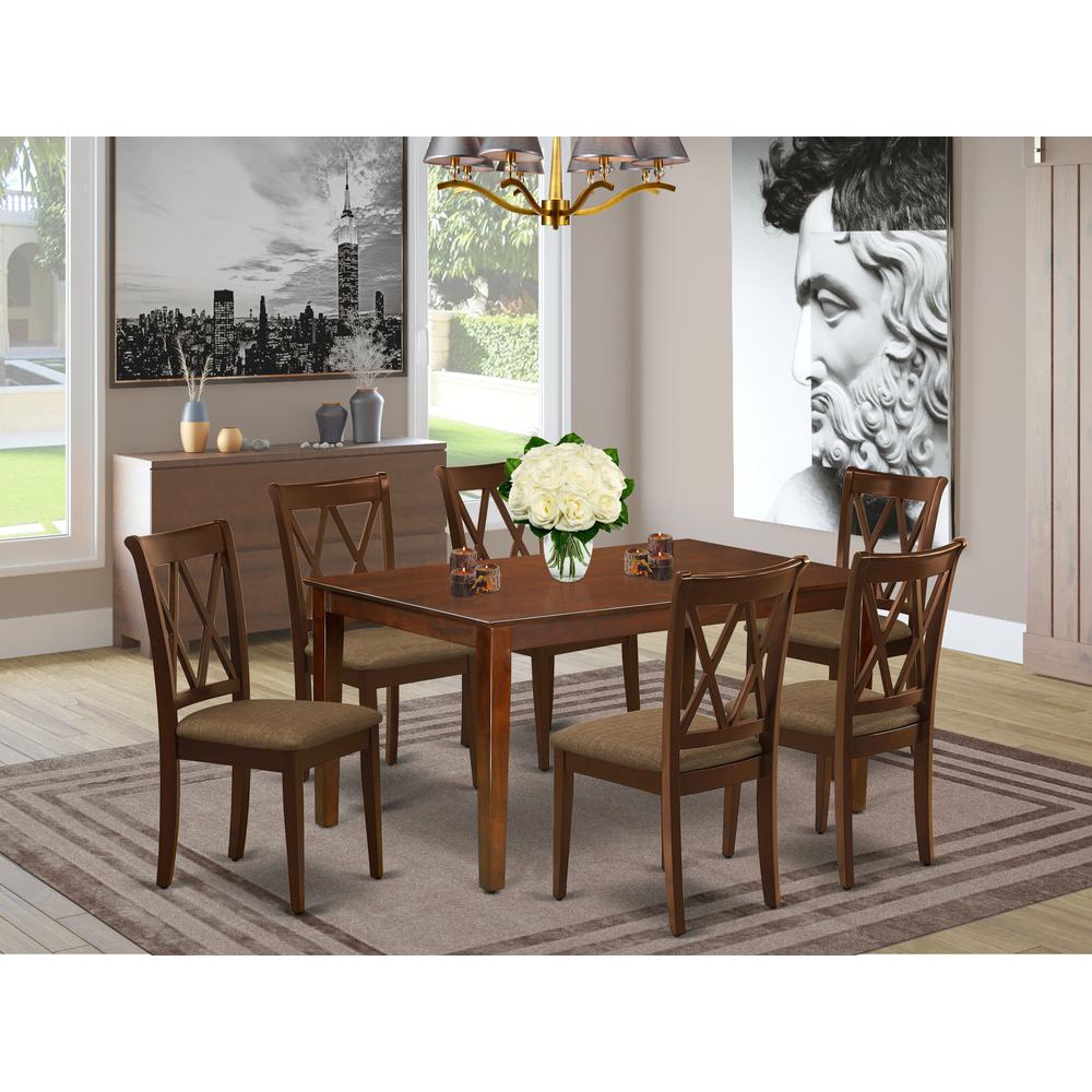 Dining Room Set Mahogany, CACL7-MAH-C. Picture 2