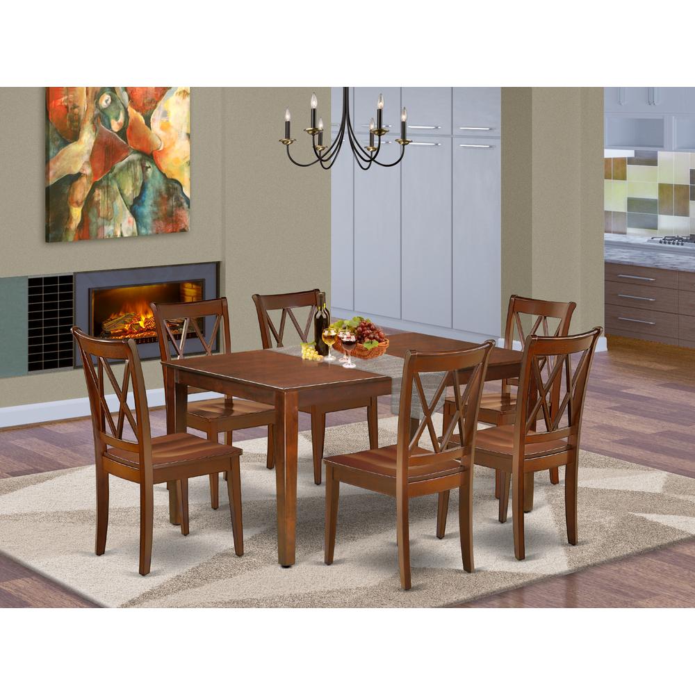 Dining Room Set Mahogany, CACL7-MAH-W. Picture 2