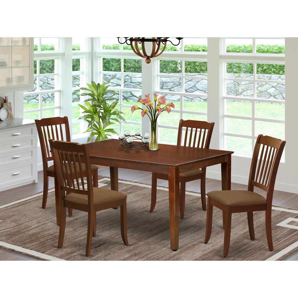 Dining Room Set Mahogany, CADA5-MAH-C. Picture 2