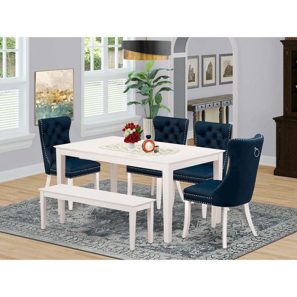 6 Piece Kitchen Table & Chairs Set. Picture 2