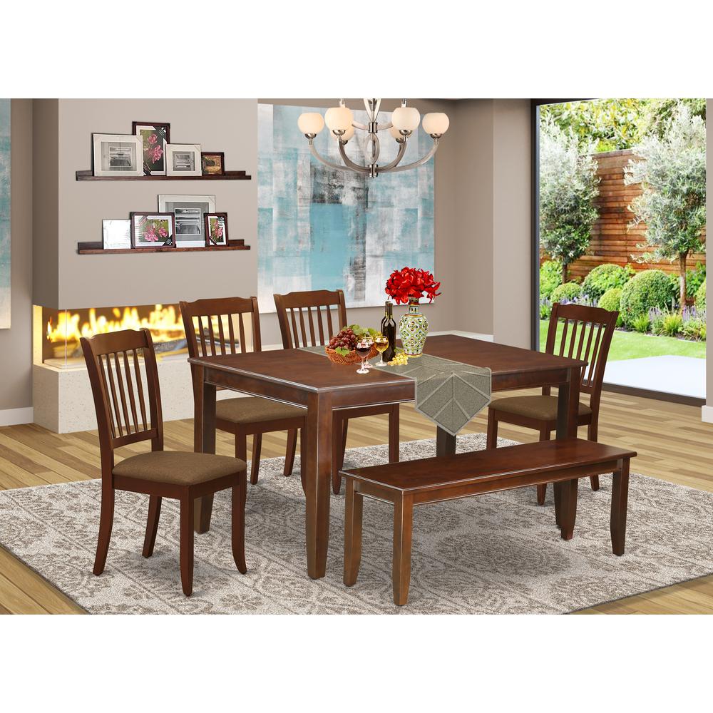 Dining Room Set Mahogany, CADA6-MAH-C. Picture 2
