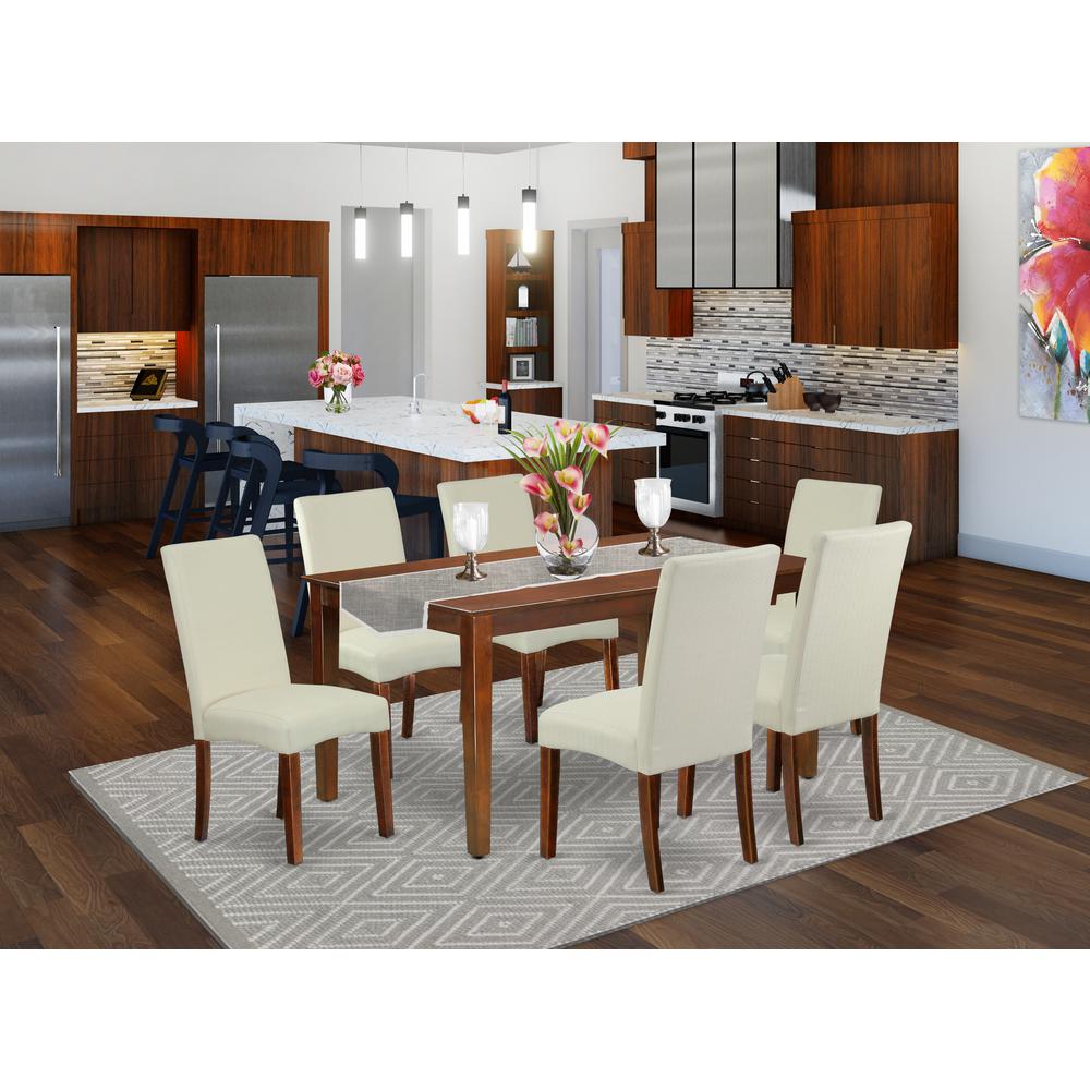 Dining Room Set Mahogany, CADR7-MAH-01. Picture 2