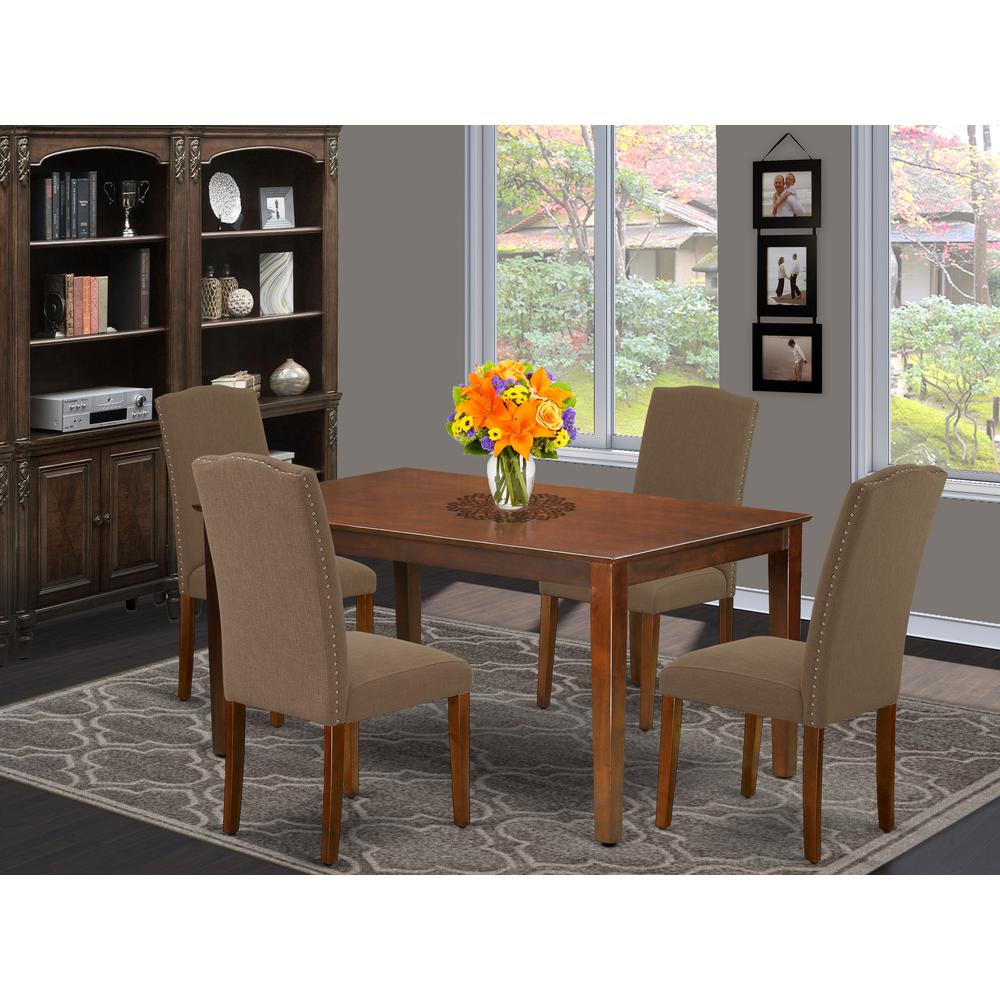 Dining Room Set Mahogany, CAEN5-MAH-18. Picture 2