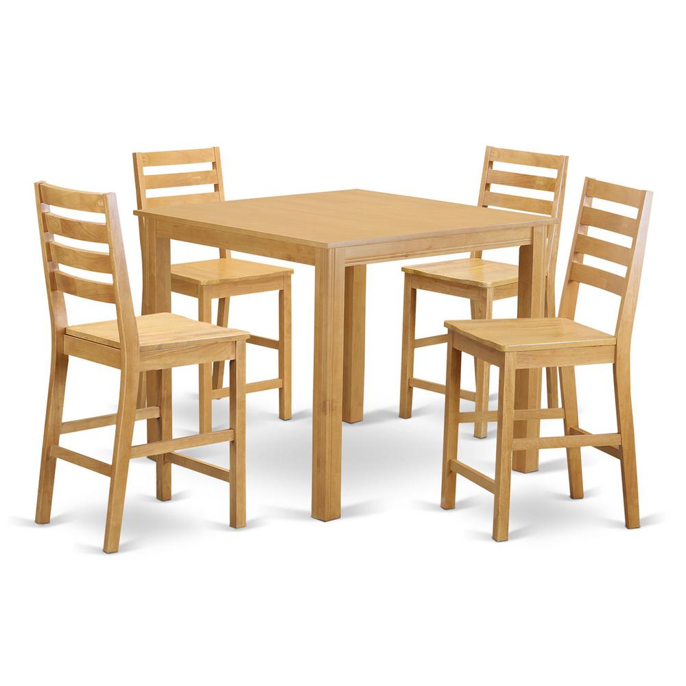 5  Pc  Counter  height  Table  set-Counter  height  Square  Table  and  4  Stools. Picture 2