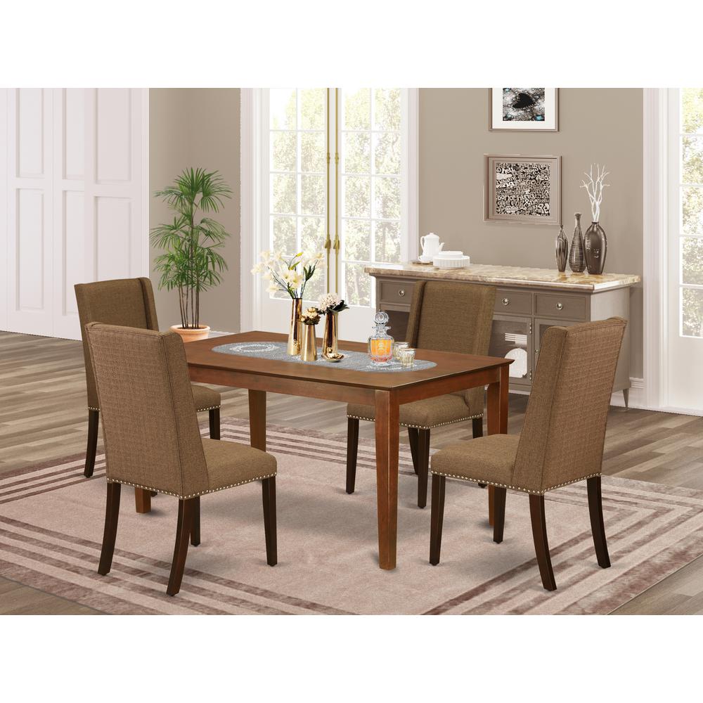 Dining Room Set Mahogany, CAFL5-MAH-18. Picture 2