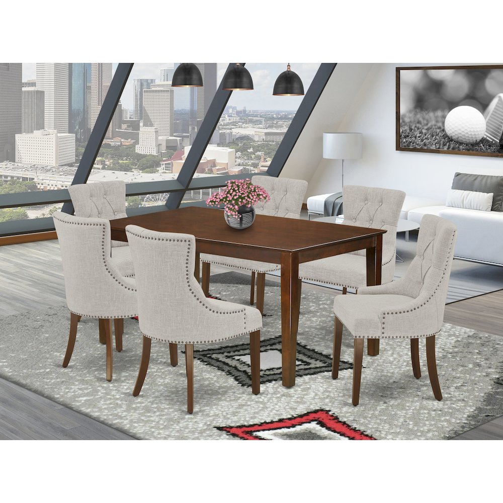 Dining Room Set Mahogany, CAFR7-MAH-05. Picture 2