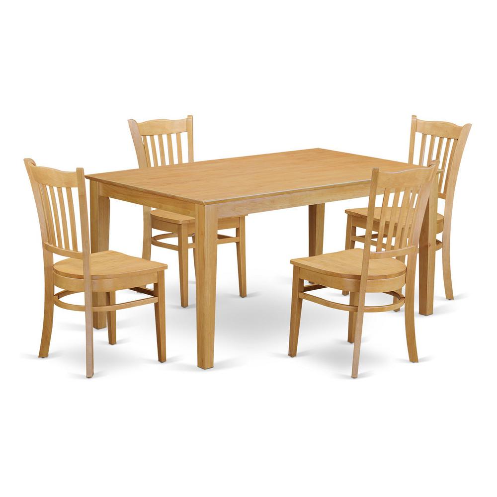 5  Pc  Dining  room  set  for  4  -  Dining  Table  and  4  Dining  Chairs. Picture 1