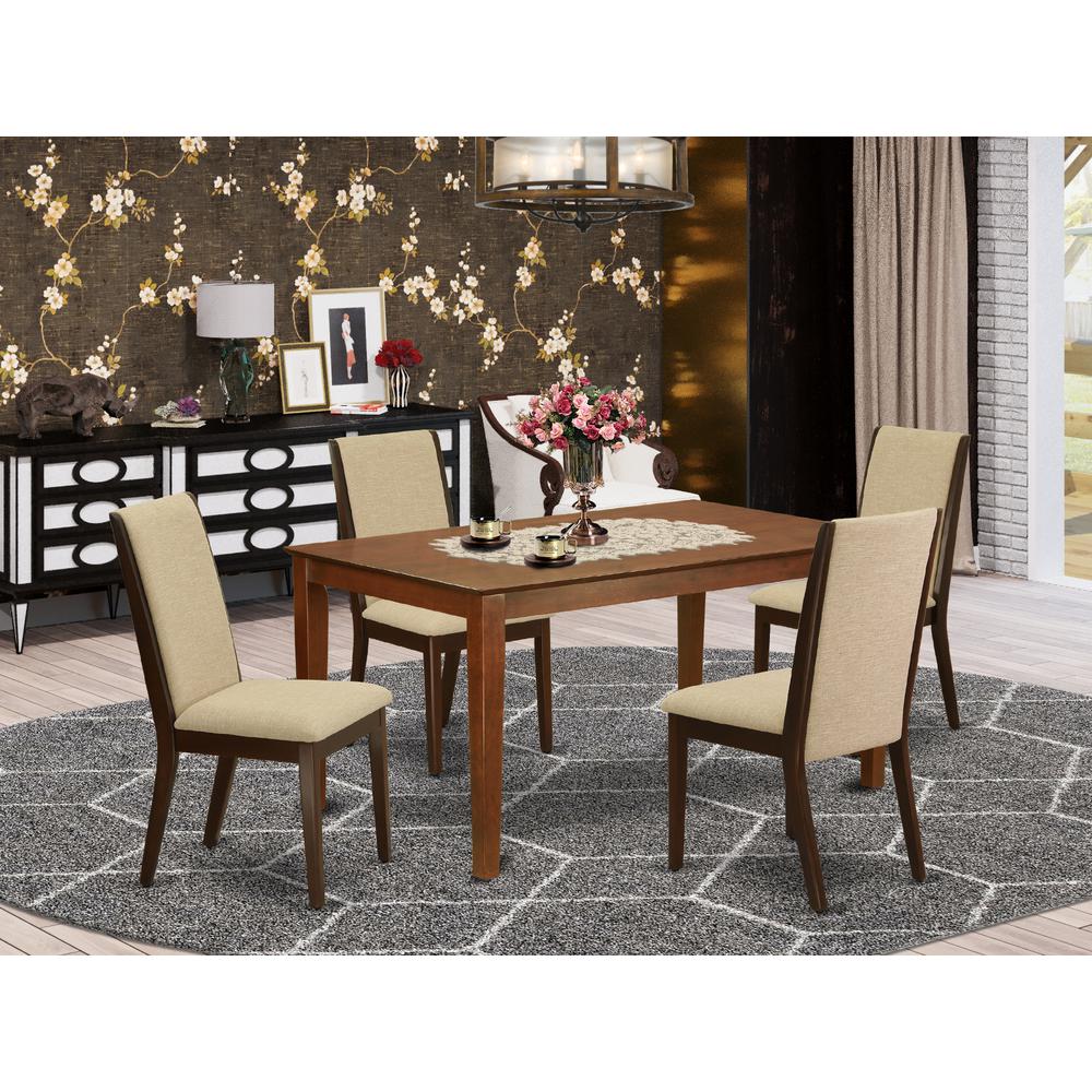 Dining Room Set Mahogany, CALA5-MAH-04. Picture 2