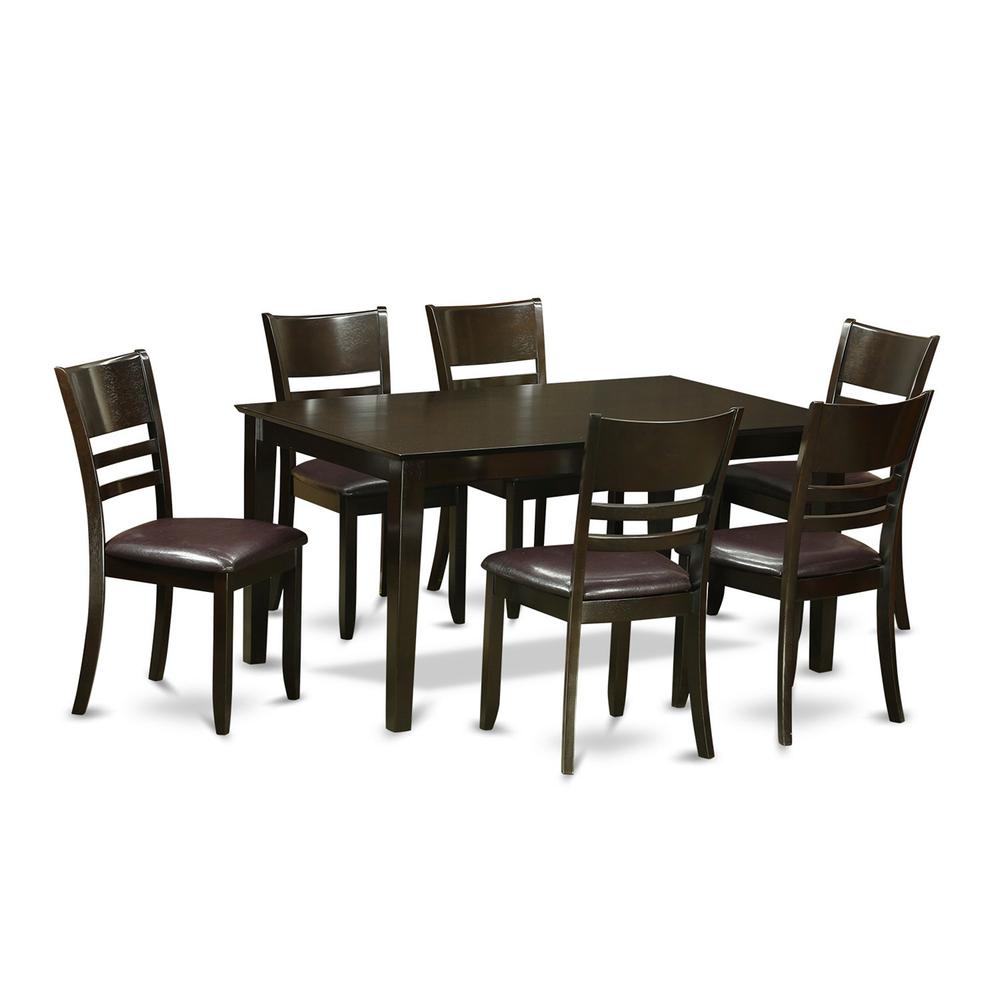 7 Pc formal Dining room set-Dinette Table and 6 Dining Chairs. Picture 1