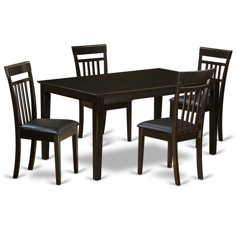 5  Pc  Dining  room  set  for  4-Dining  Table  Top  and  4  Dining  Chairs. Picture 1
