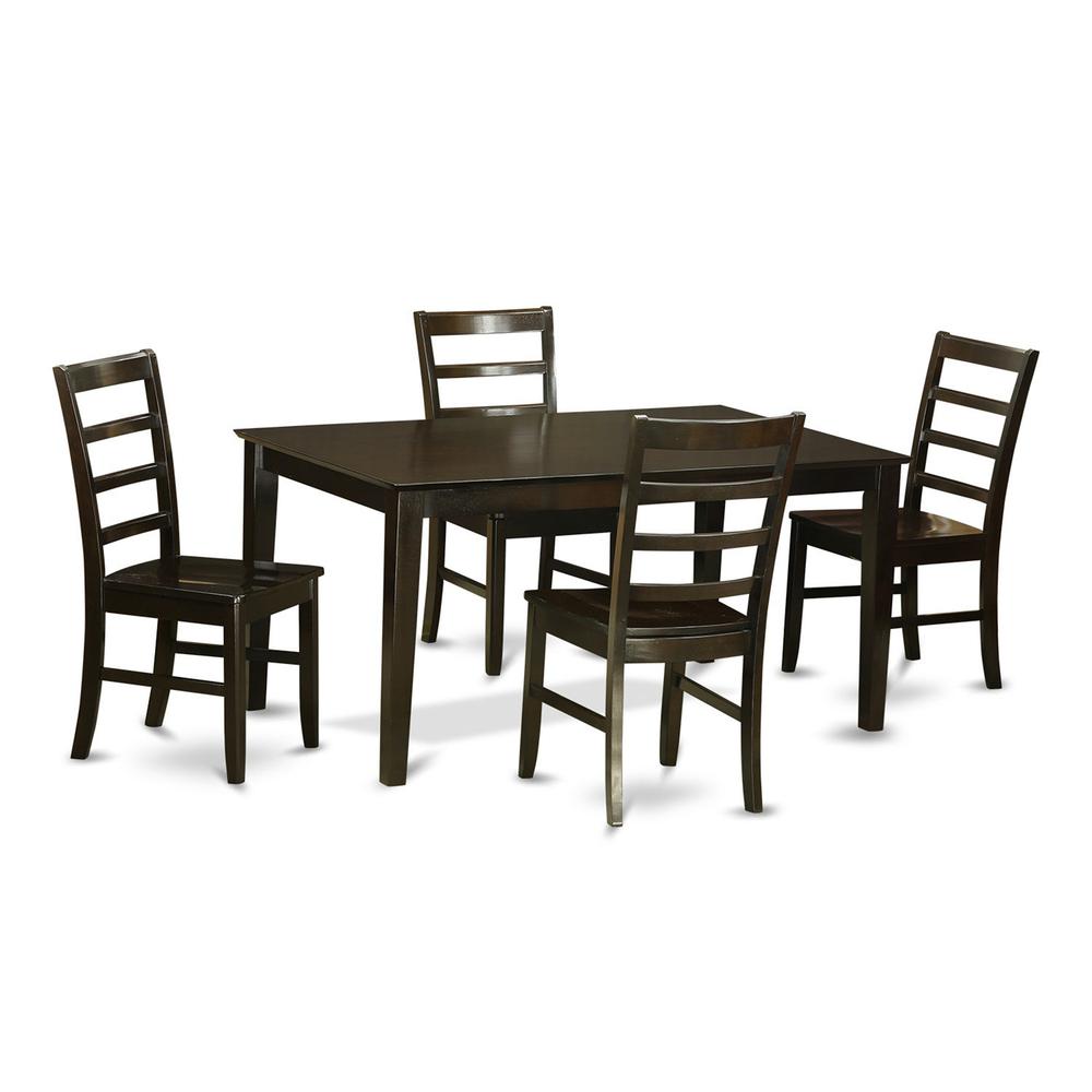 5  PC  Dining  room  set-Glass  Top  Dining  Table  and  4  Dining  Chairs. Picture 1
