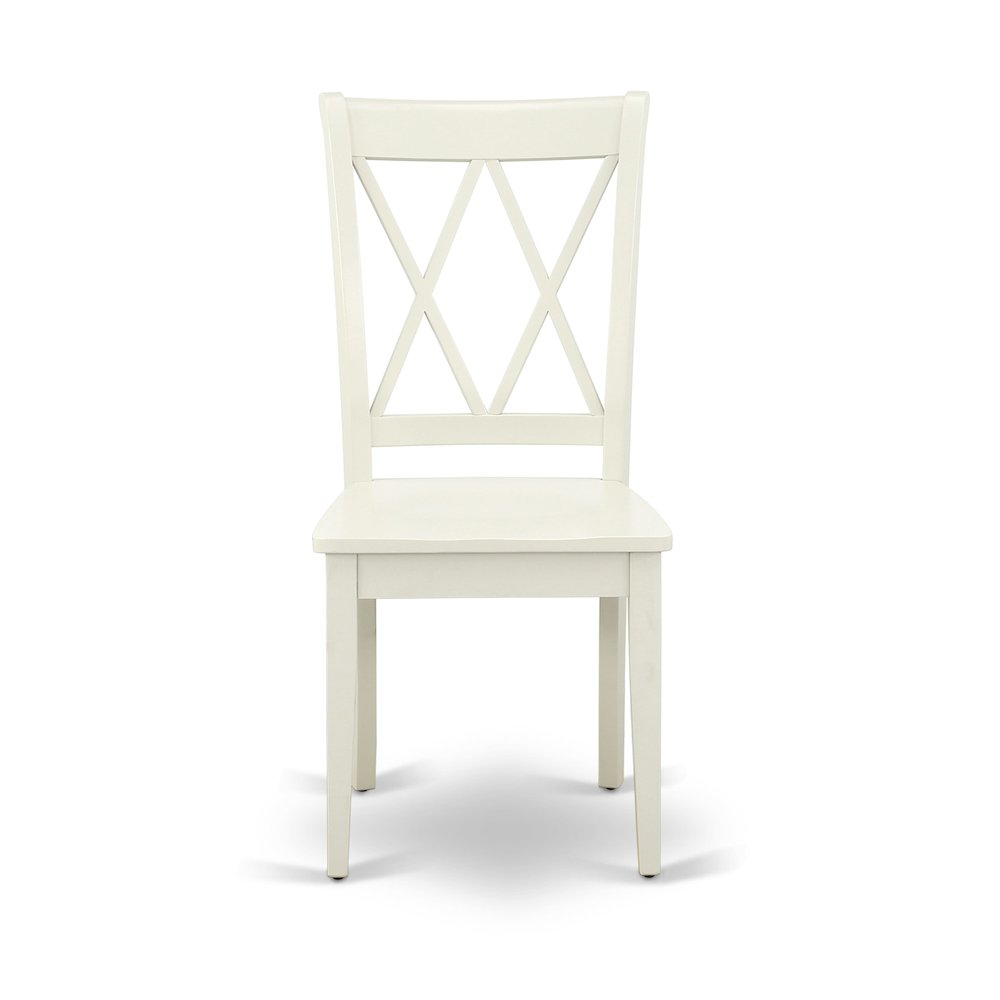 9-Piece Modern Dining Set, Linen White. Picture 9