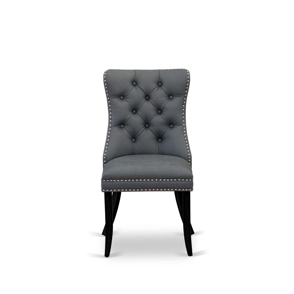 5 Piece Dining Table Set Contains a Rectangle Solid Wood Table. Picture 3