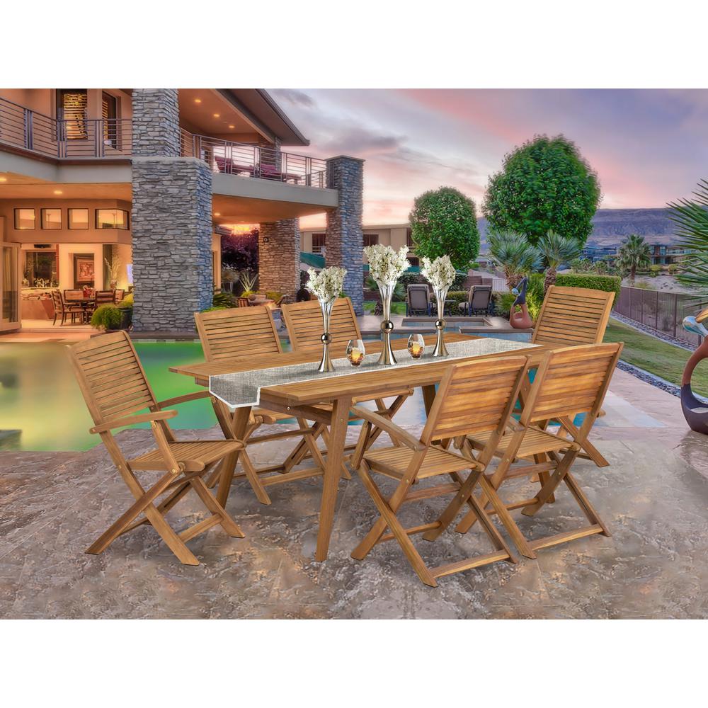 7 Piece Patio Dining Set. Picture 7
