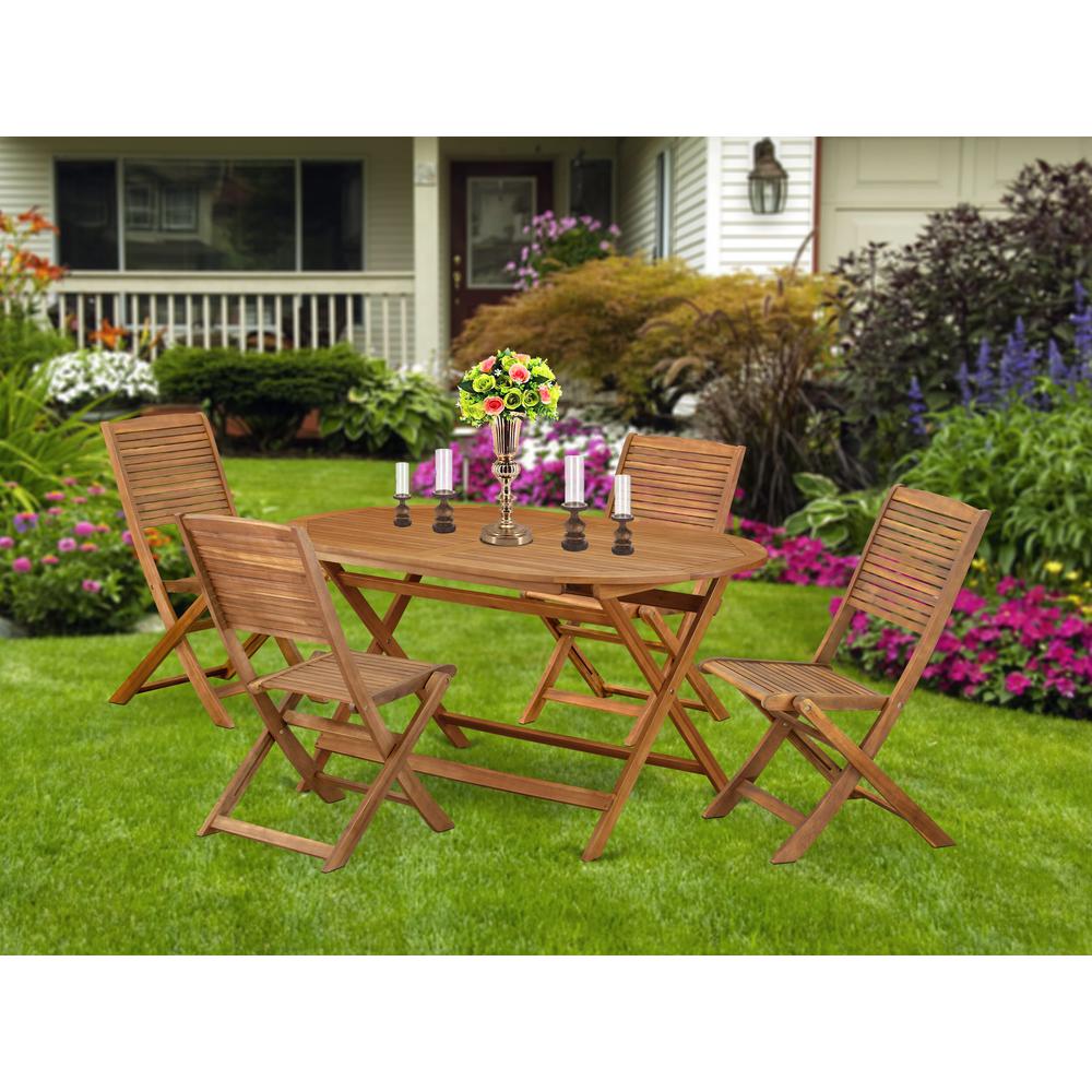 5 Piece Patio Garden Table Set. Picture 7