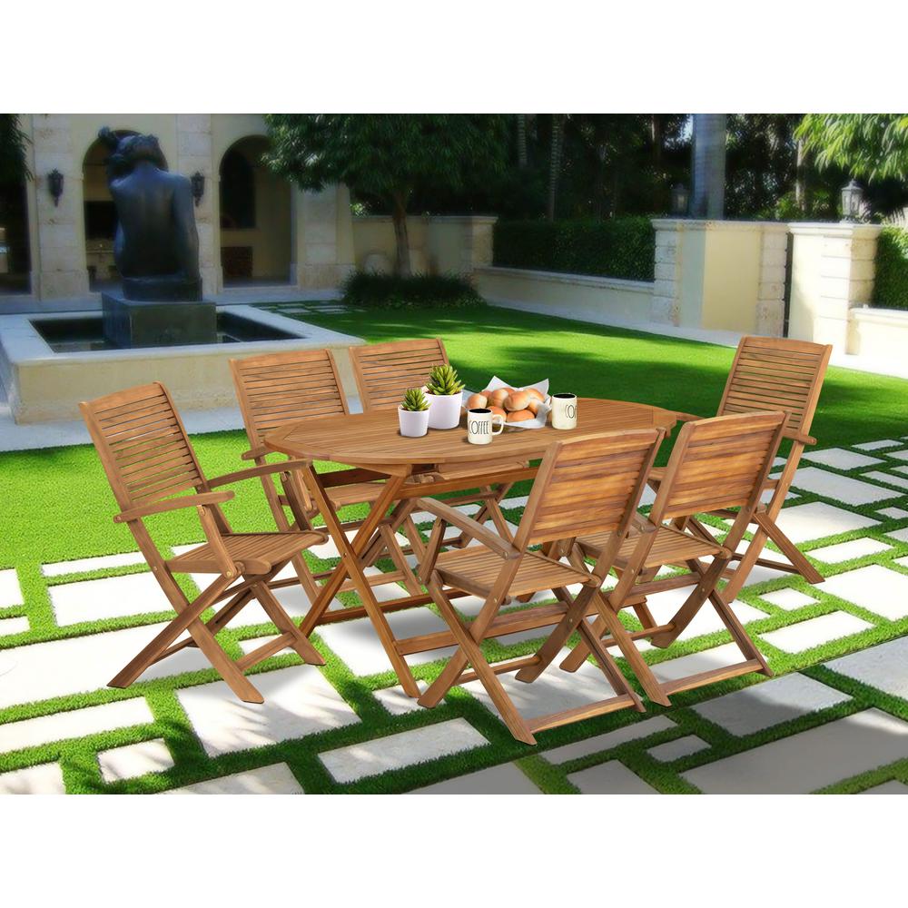 7 Piece Patio Dining Set. Picture 7