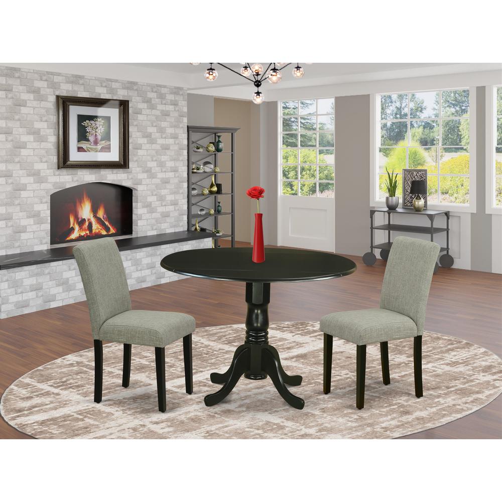 Dining Room Set Black, DLAB3-BLK-06. Picture 2