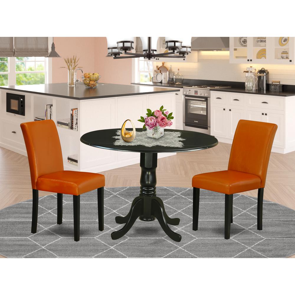 Dining Room Set Black, DLAB3-BLK-61. Picture 2