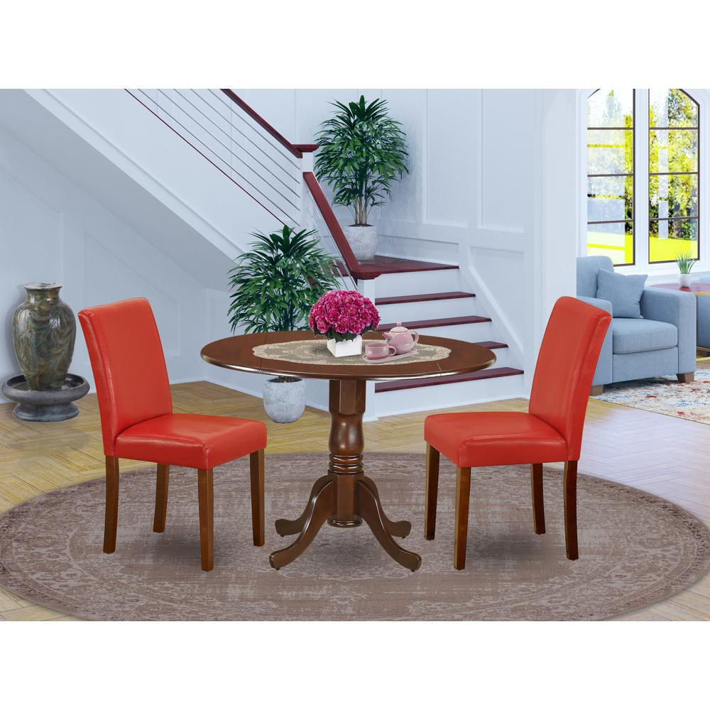 Dining Room Set Mahogany, DLAB3-MAH-72. Picture 2