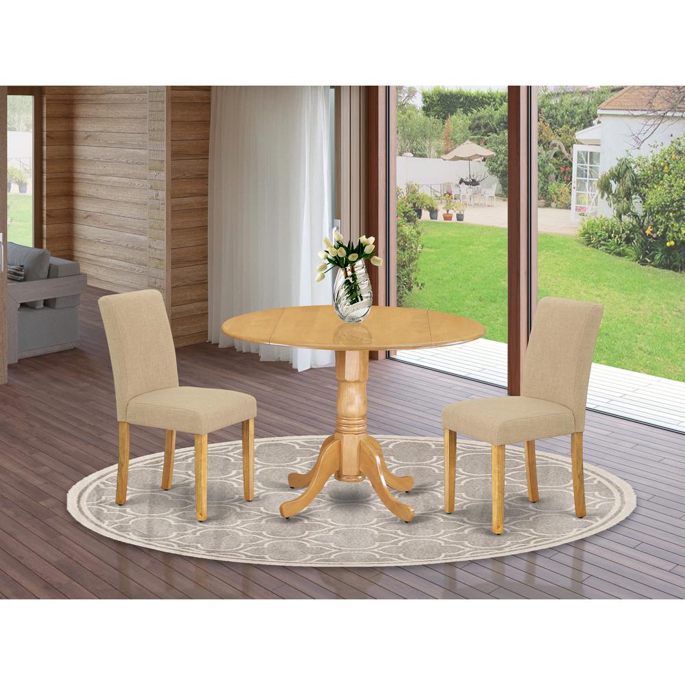 Dining Room Set Oak, DLAB3-OAK-04. Picture 2