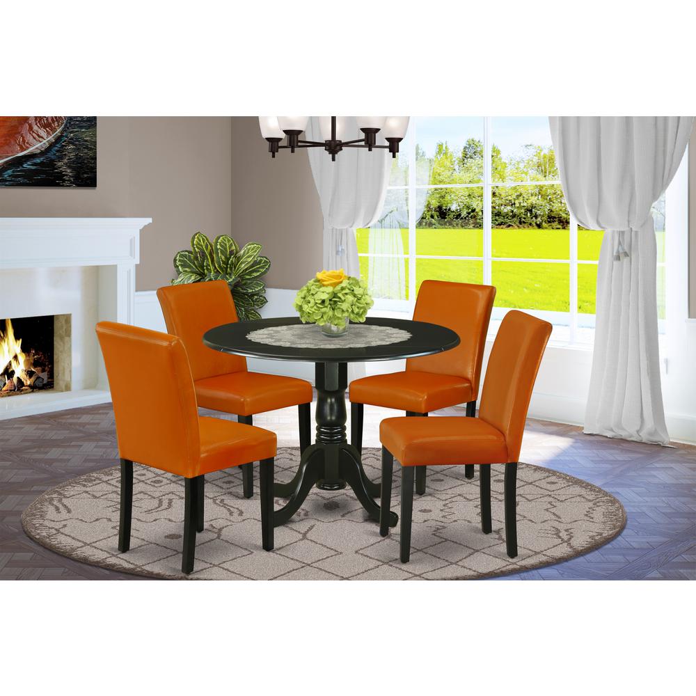 Dining Room Set Black, DLAB5-BLK-61. Picture 2