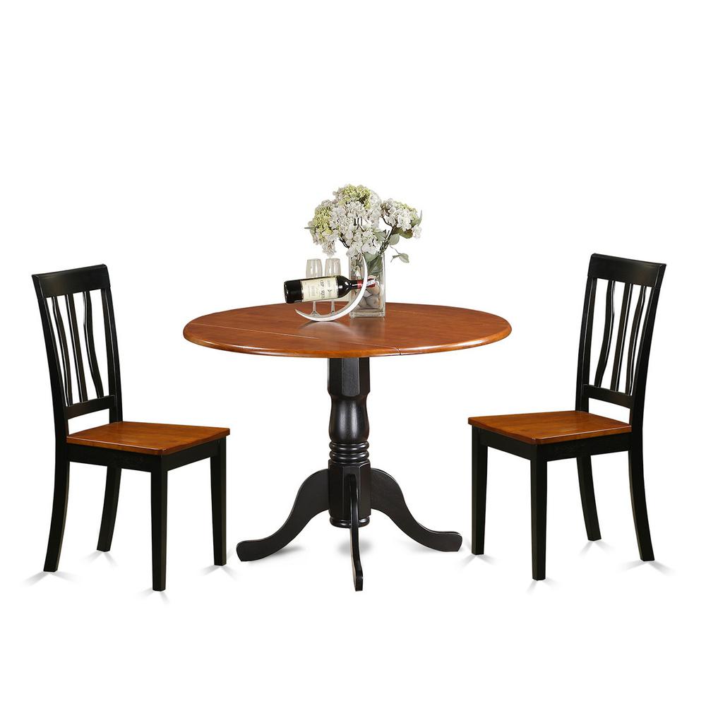 Dining  set  -  3  Pcs  with  2  Wooden  Chairs. Picture 1