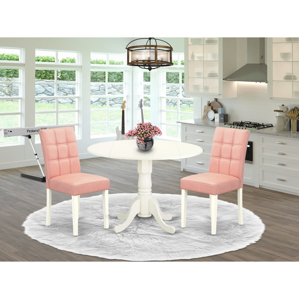 3 Piece Dining Table Set consists A Dinner Table. Picture 2