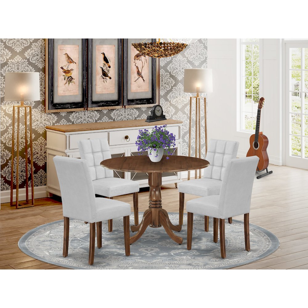 5 Piece Kitchen Dining Table Set consists A Modern Dining Table. Picture 2