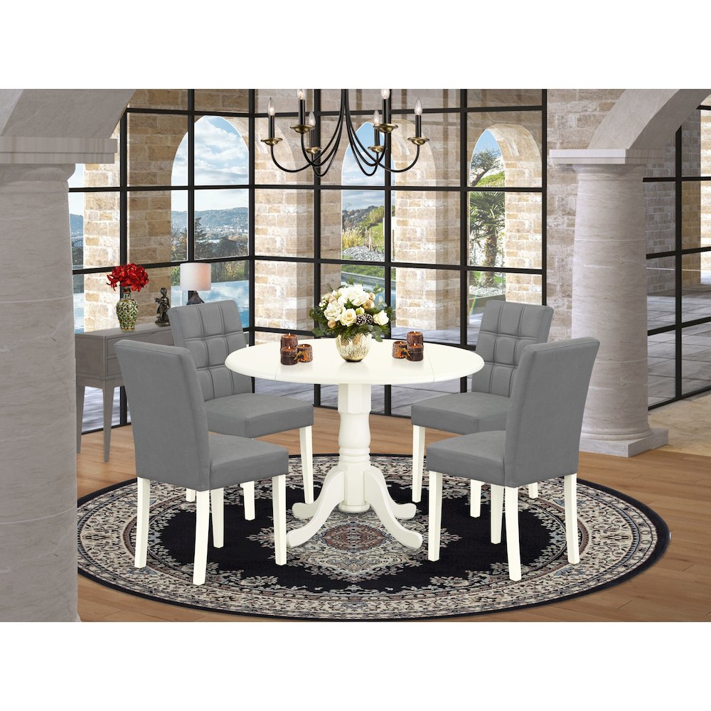 5 Piece Dining Table Set contain A Modern Table. Picture 2