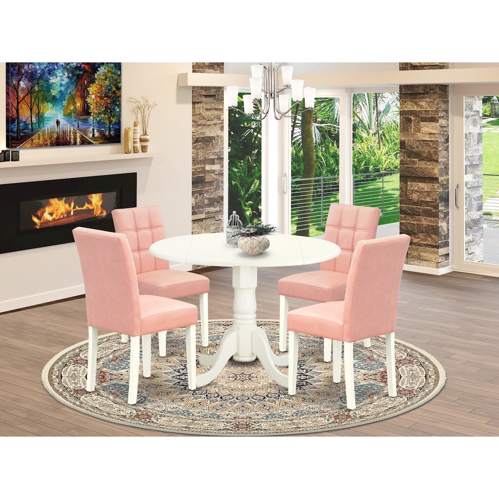 5 Piece Mid Century Dining Table Set contain A Kitchen Table. Picture 2