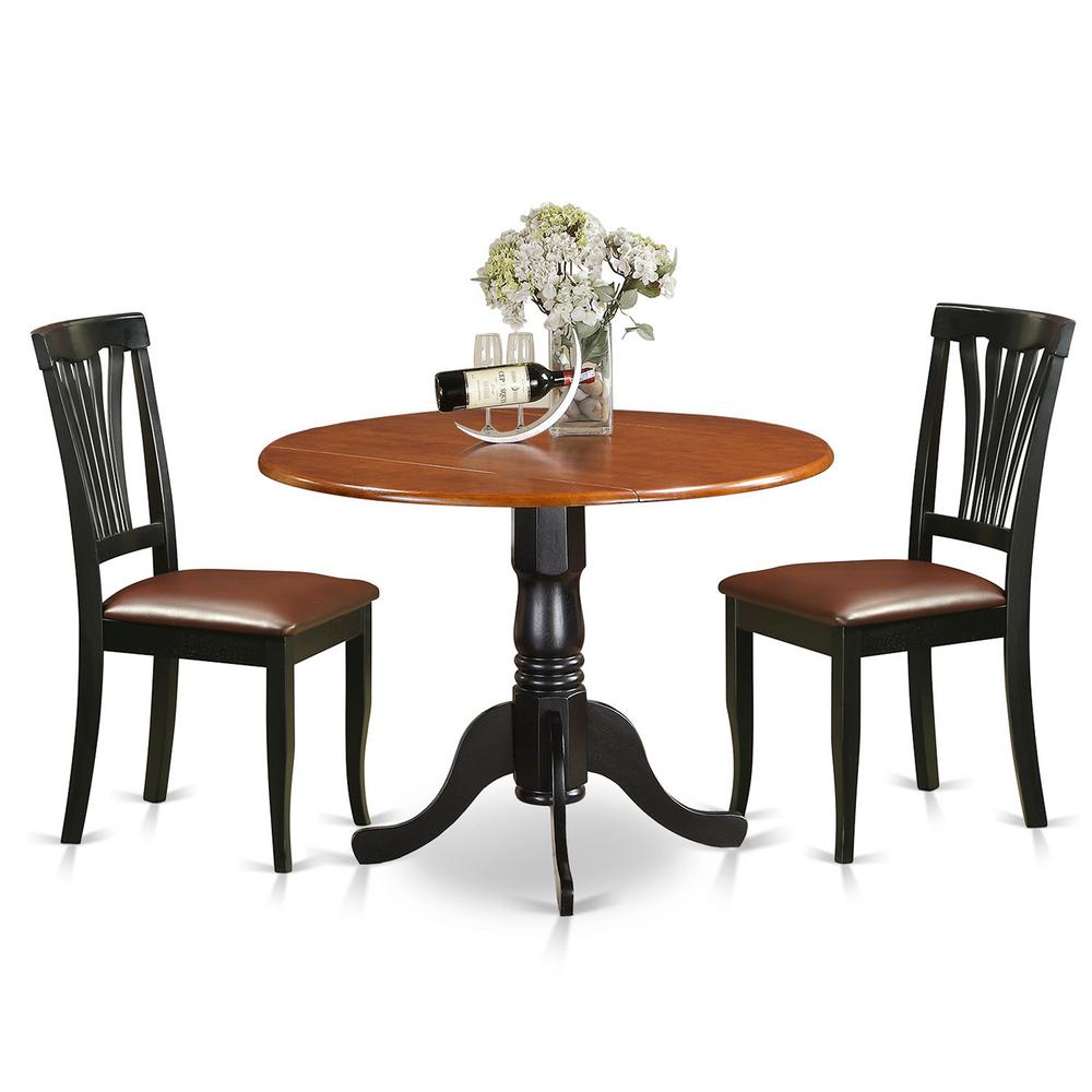 3 PC Kitchen Table set-Dining Table and 2 Kitchen Chairs. Picture 1