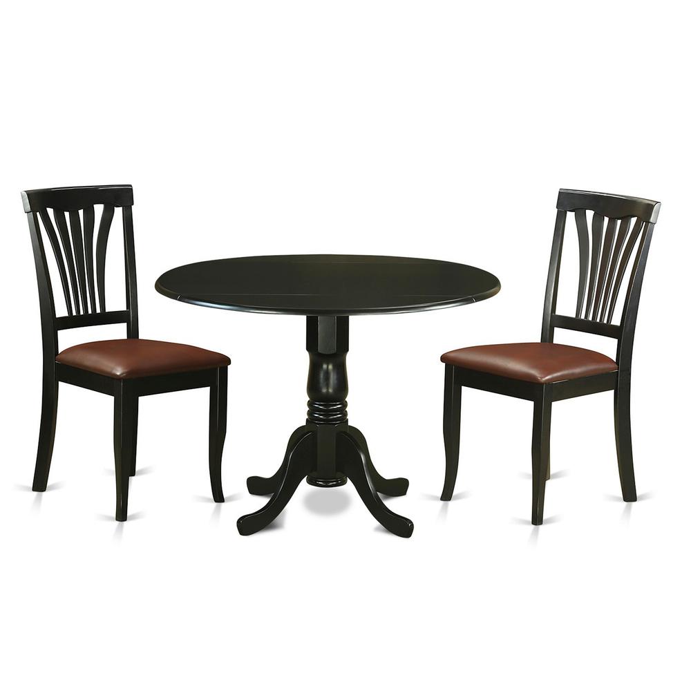 3  Pc  Kitchen  nook  Dining  set-Dining  Table  and  2  Dining  Chairs. Picture 1