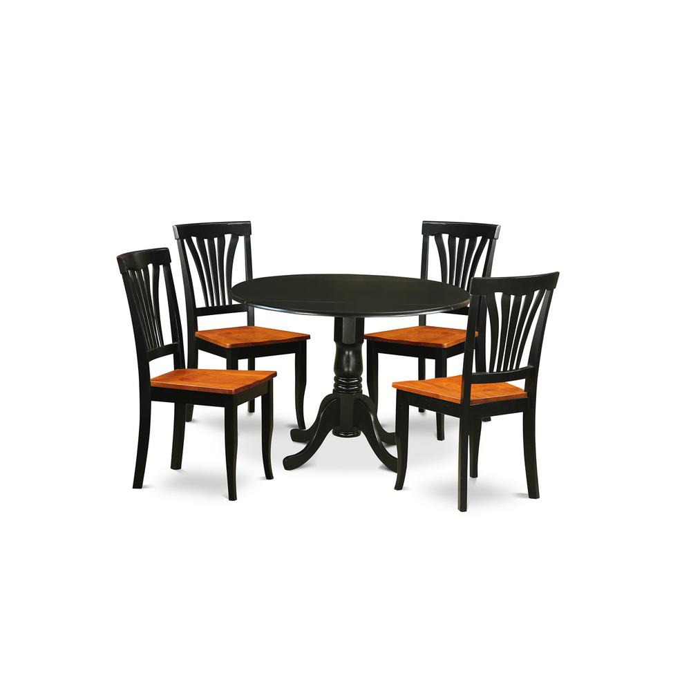 5  PC  Kitchen  Table  set-Dining  Table  and  4  Wooden  Kitchen  Chairs. Picture 2