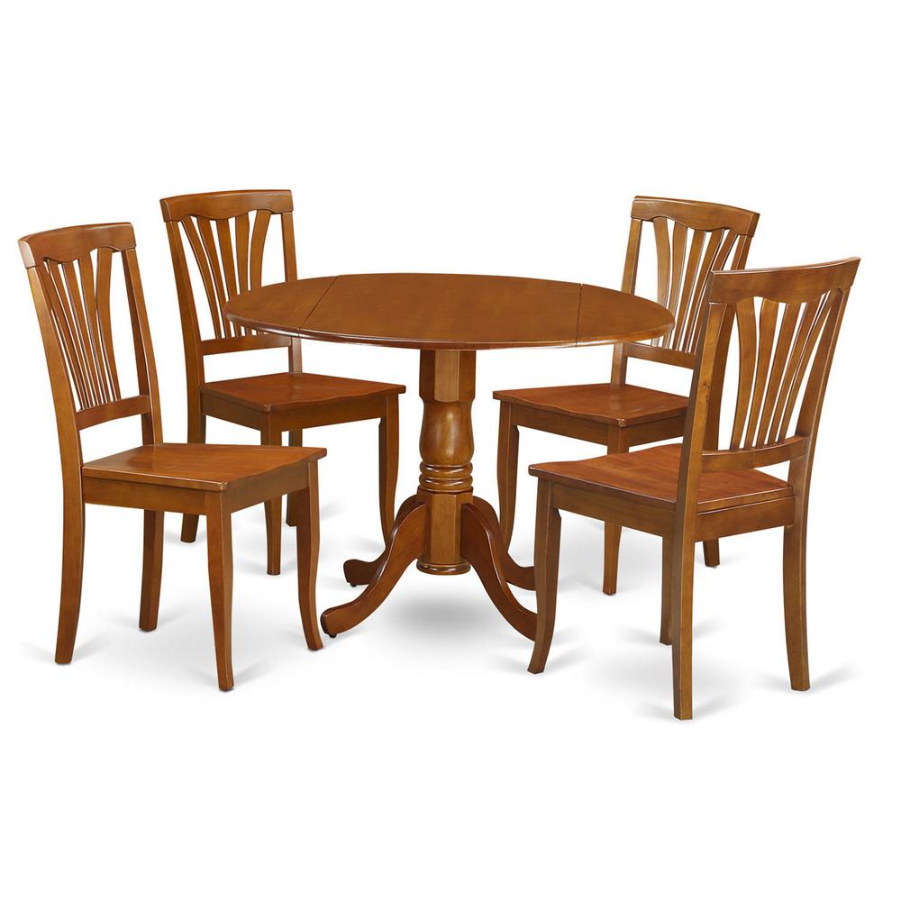 5  Pc  Kitchen  nook  Dining  set-breakfast  nook  Table  and  4  Dining  Chairs. Picture 1