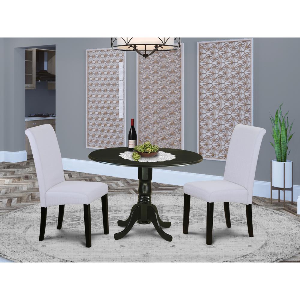 Dining Room Set Black, DLBA3-BLK-05. Picture 2