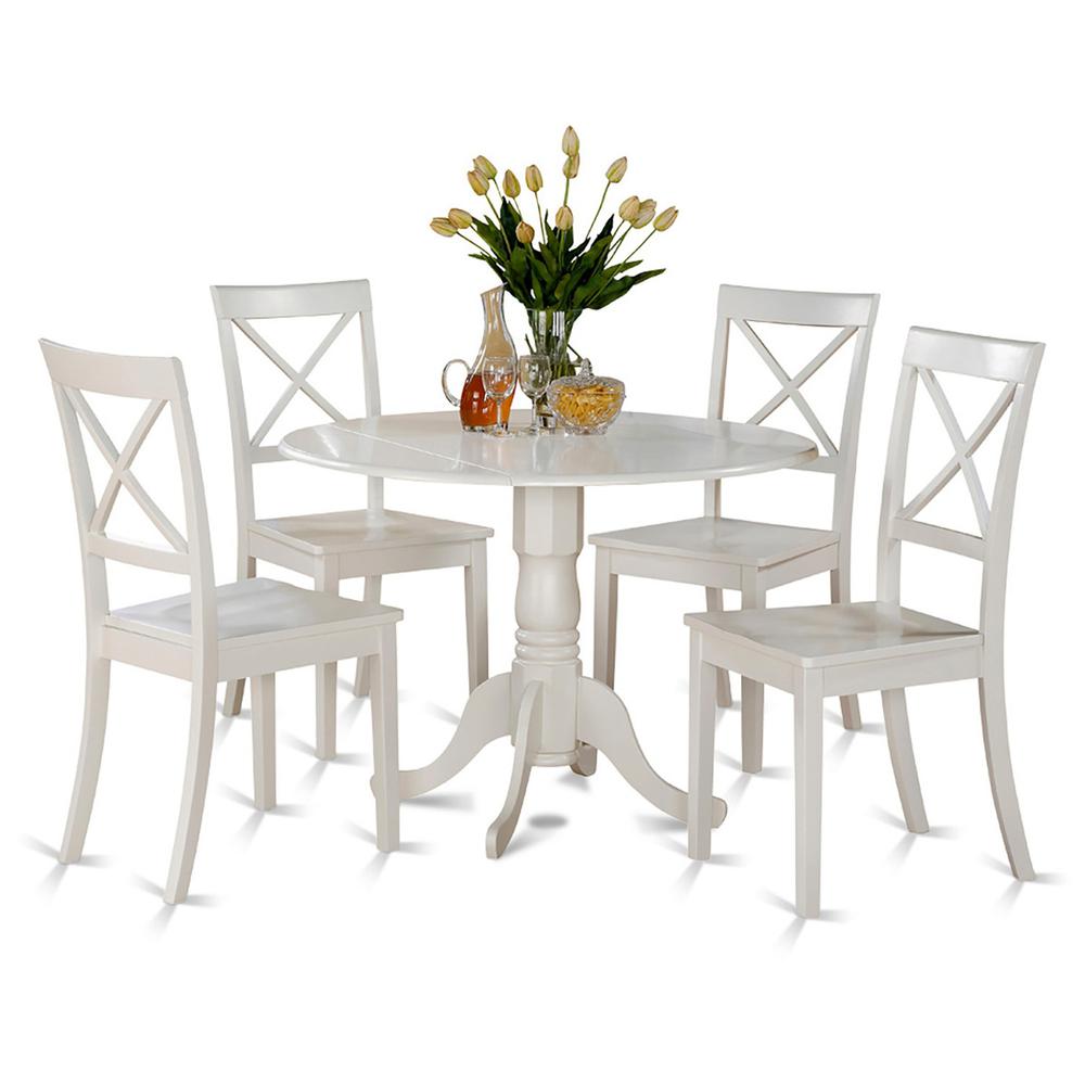 5  PC  small  Kitchen  Table  set-small  Table  and  4  dinette  Chairs. Picture 1