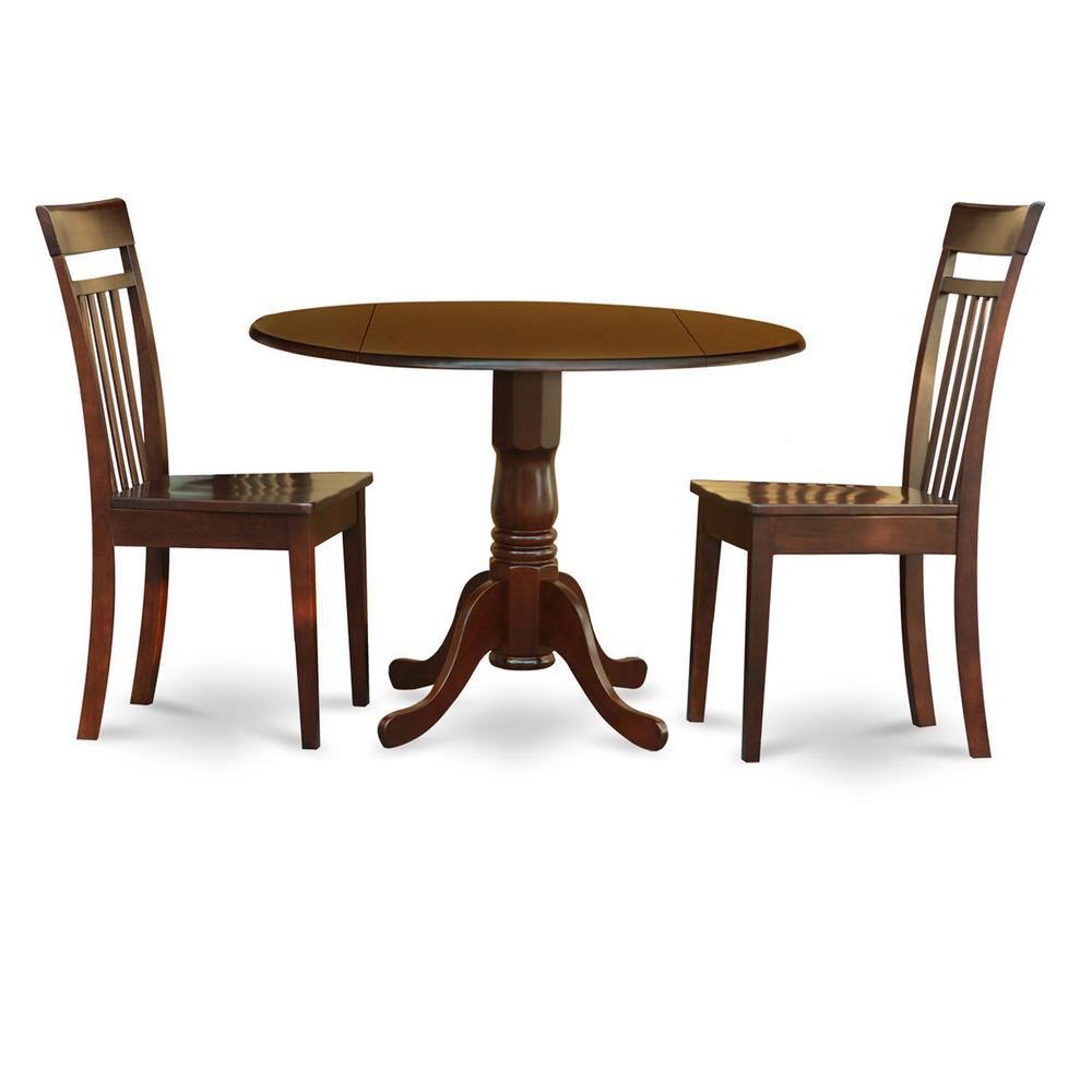 3  Pc  Kitchen  nook  Dining  set-small  Table  and  2  Dining  Chairs. Picture 2