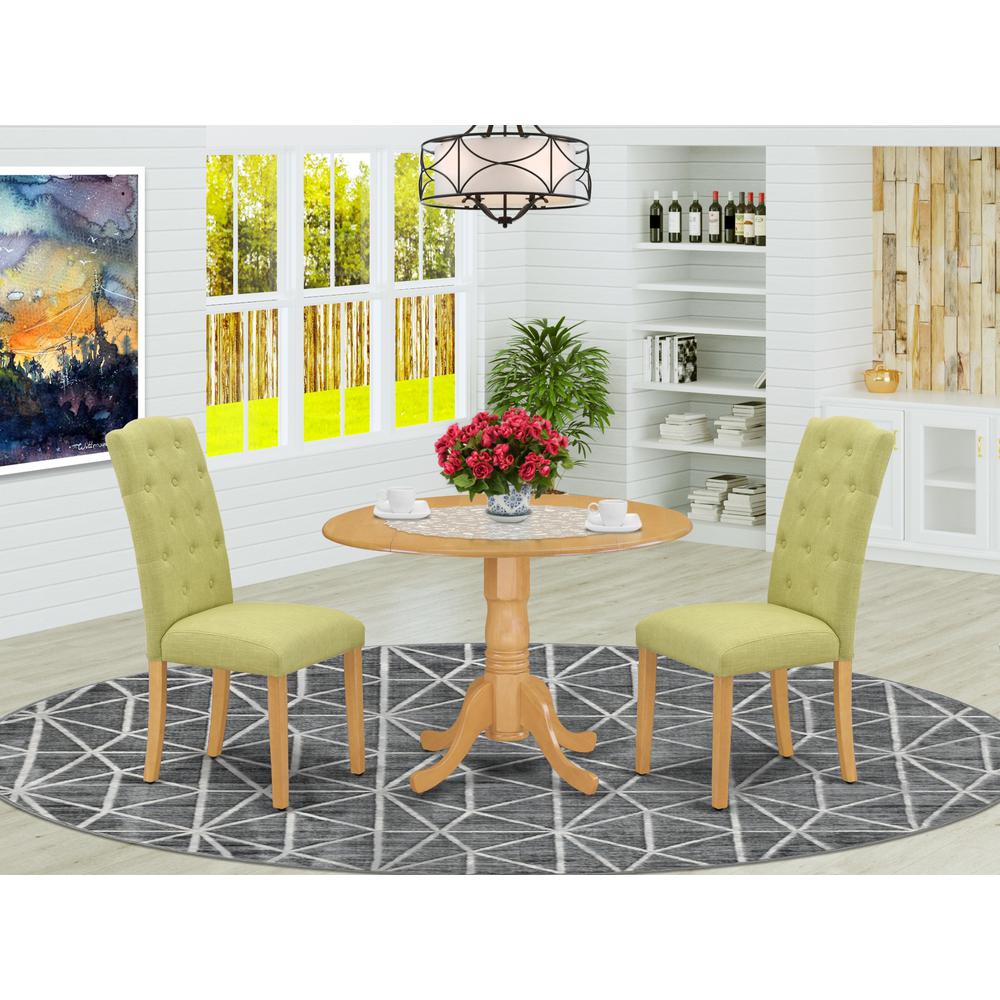 Dining Room Set Oak, DLCE3-OAK-07. Picture 2