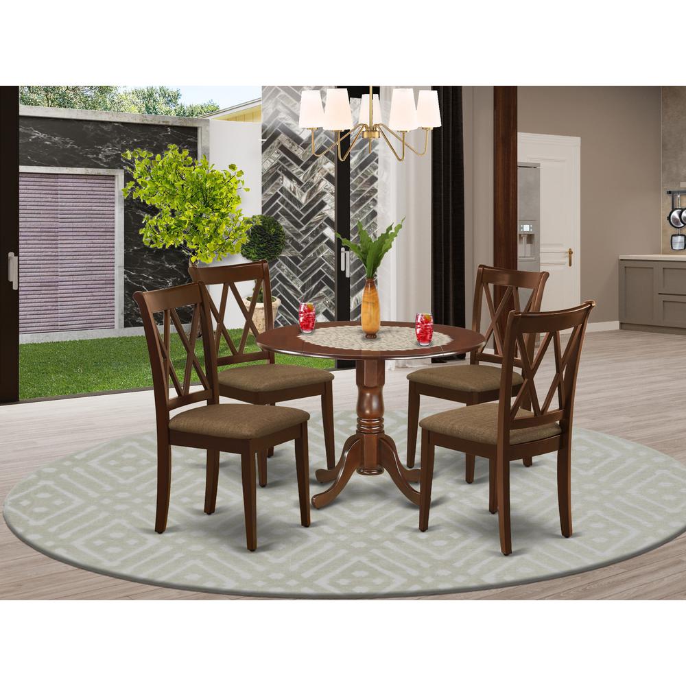 Dining Room Set Mahogany, DLCL5-MAH-C. Picture 2