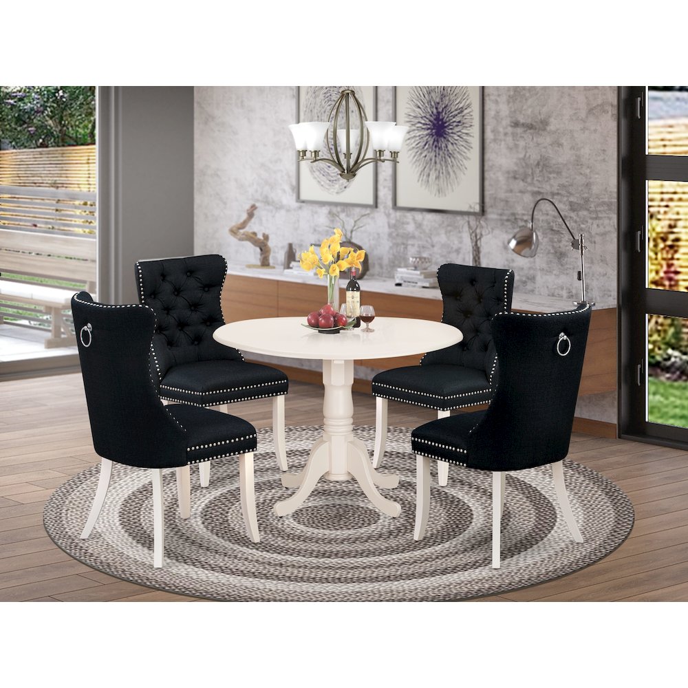 5 Piece Modern Dining Table Set. Picture 2