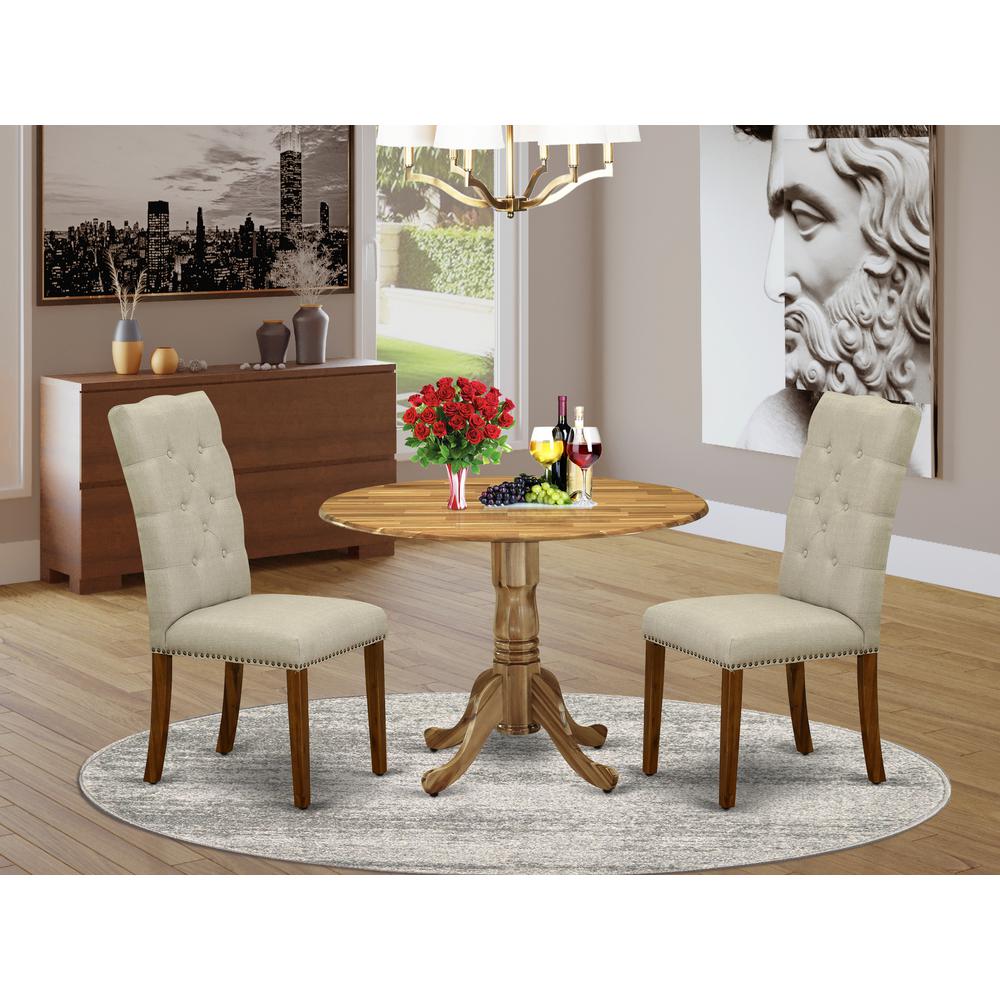 Dining Room Set Natural, DLEL3-ANA-05. Picture 2