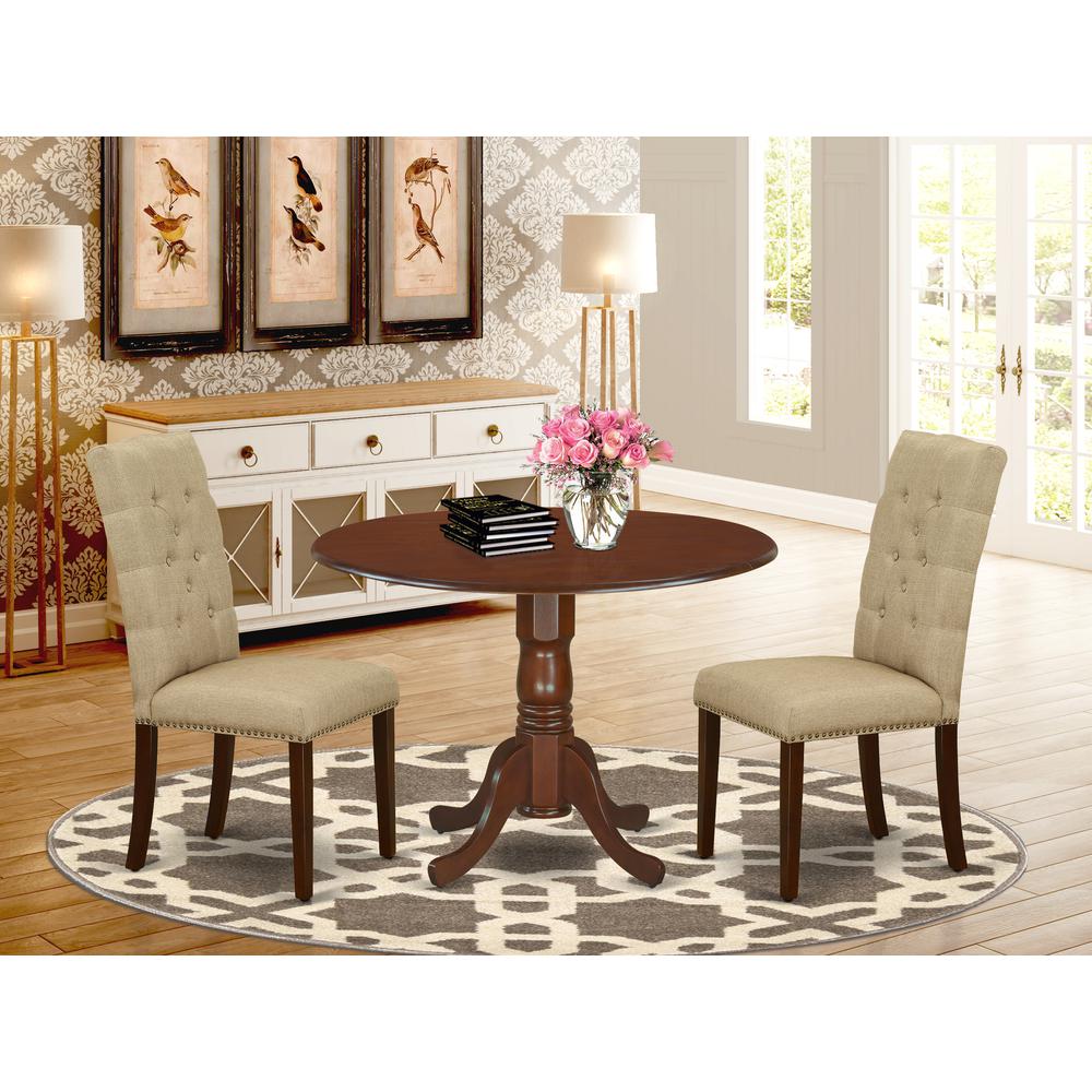 Dining Room Set Mahogany, DLEL3-MAH-16. Picture 2