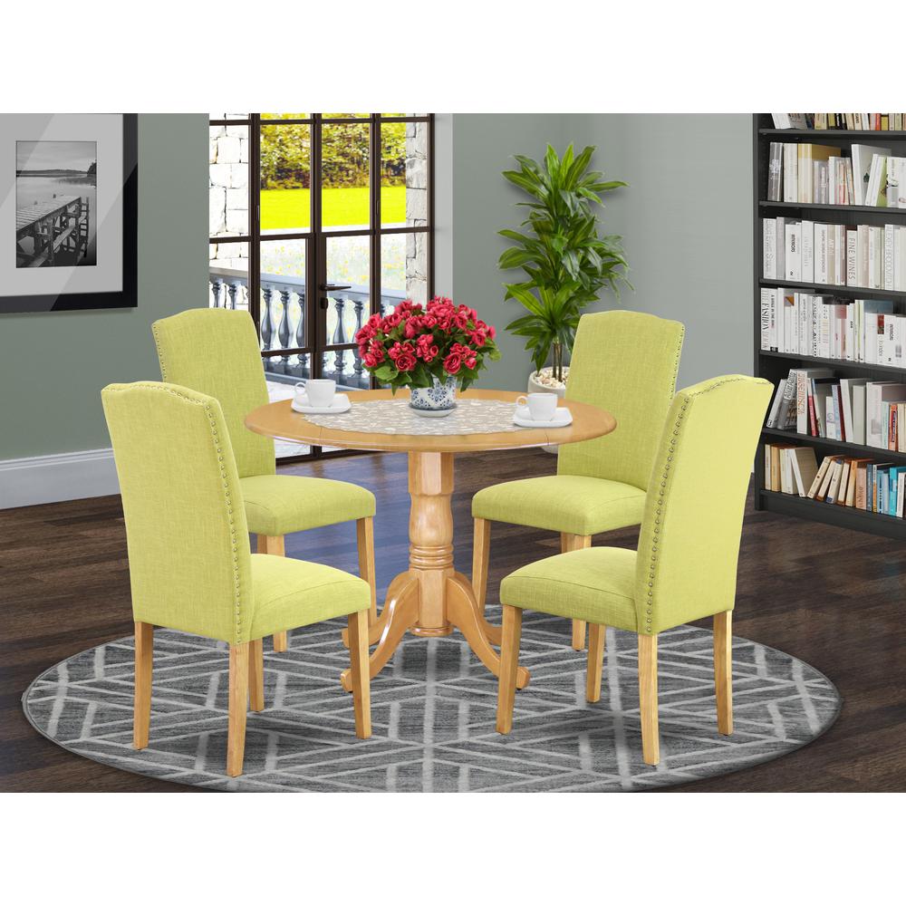 Dining Room Set Oak, DLEN5-OAK-07. Picture 2